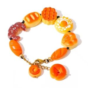 Cute Dessert Charm Bracelet – Bakery Aesthetic Jewelry